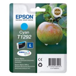 Epson Apple T1292 DURABrite Ultra Ink, Ink Cartridge, Cyan Single Pack, C13T12924010